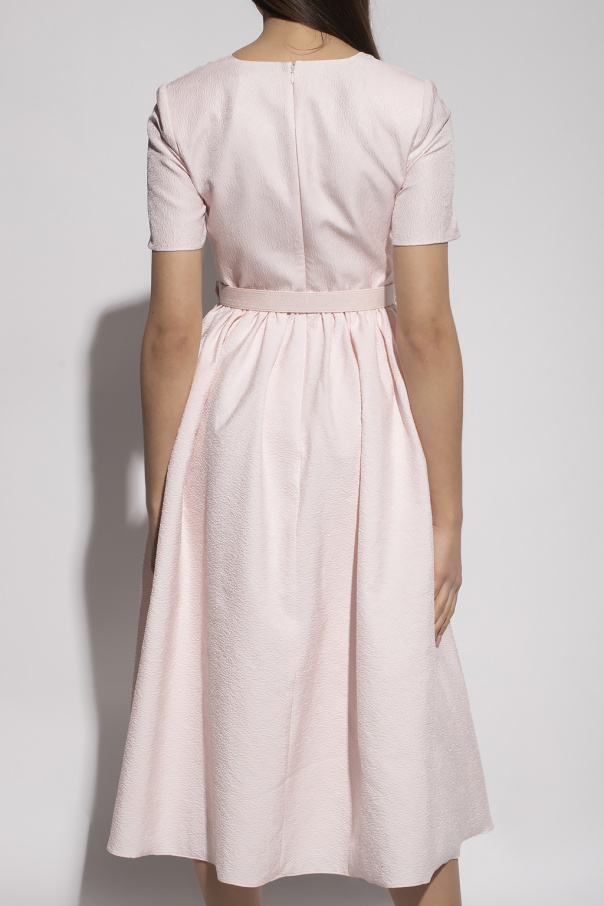 while the shorts | Openwork dress Self Portrait
